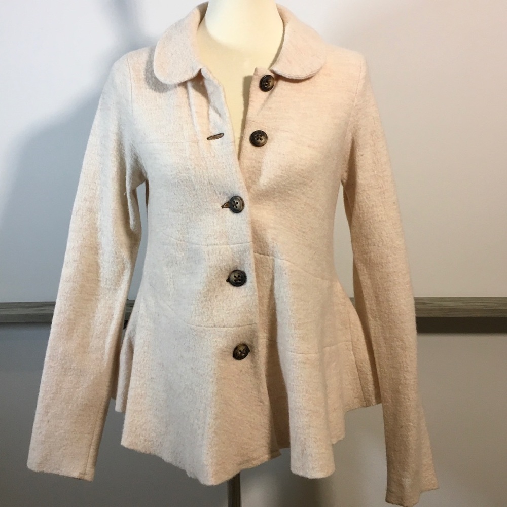 Anthropologie Guinevere Wool Jacket